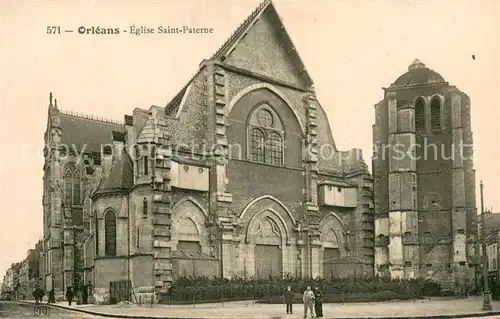 AK / Ansichtskarte Orleans_45_Loiret Eglise Saint Paterne 