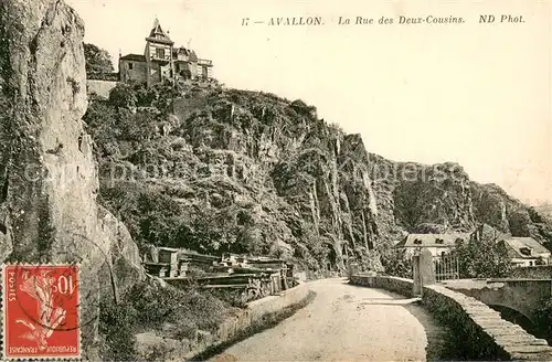 AK / Ansichtskarte Avallon_89 La Rue des Deux Cousins 