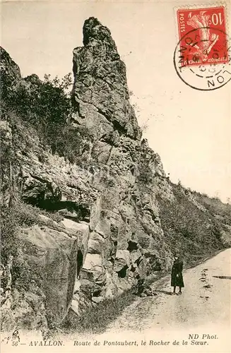 AK / Ansichtskarte Avallon_89 Route de Pontaubert le Rocher de la Soeur 