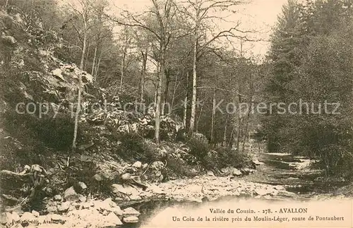 AK / Ansichtskarte Avallon_89 Un Coin de la riviere pres du Moulin Leger route de Pontaubert 