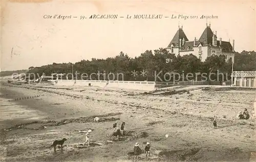 AK / Ansichtskarte Arcachon_33 Le Moulleau La Plage vers Arcachon 