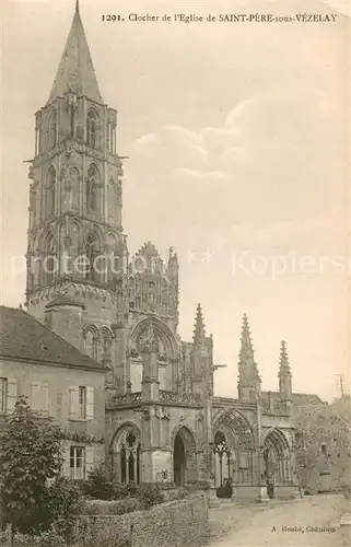 AK / Ansichtskarte Saint Pere sous Vezelay Clocher de lEglise  Saint Pere sous Vezelay