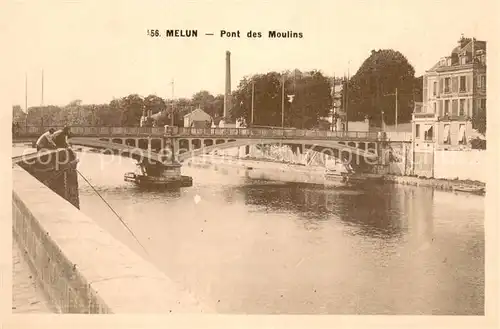 AK / Ansichtskarte Melun_77 Pont de Moulins 