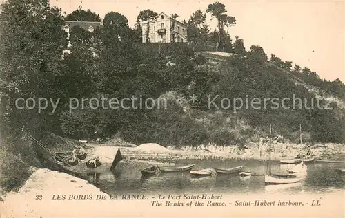 AK / Ansichtskarte Rance_La_Barrage_Saint Servan_35 Les Bords de la Rance Le Port Saint Hubert 