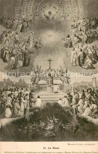 AK / Ansichtskarte Religion La Messe 