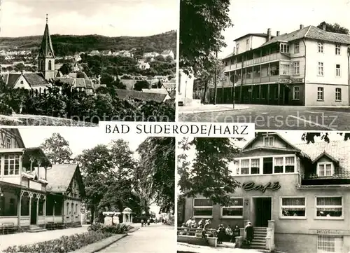 AK / Ansichtskarte Bad_Suderode Central Hotel Kurpromenade Cafe Forbrich  Bad_Suderode