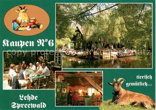 AK / Ansichtskarte Luebbenau_Spreewald Gasthaus Kaupen R 6 Luebbenau Spreewald