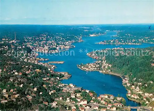 AK / Ansichtskarte Arendal_Norge Fliegeraufnahme Panorama 