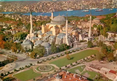 AK / Ansichtskarte Istanbul_Constantinopel Fliegeraufnahme Saint Sophia Museum Istanbul_Constantinopel