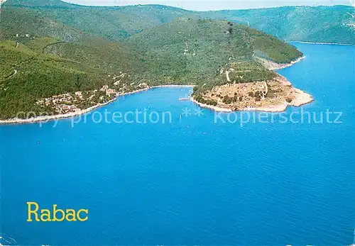 AK / Ansichtskarte Rabac_Kroatien Fliegeraufnahme Kuesten Panorama Rabac Kroatien