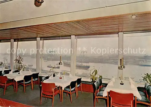 AK / Ansichtskarte Hamburg Restaurant Bavaria Blick Hamburger Hafen Hamburg