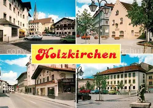 AK / Ansichtskarte Holzkirchen_Oberbayern Motive Ortszentrum Holzkirchen Oberbayern