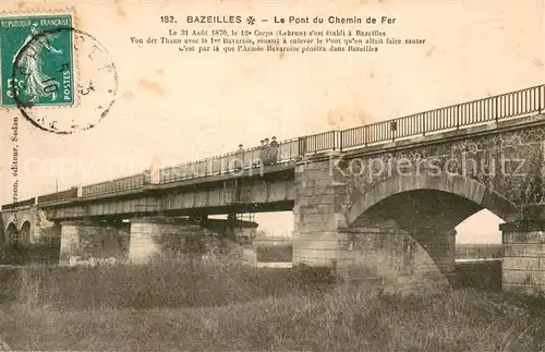 AK / Ansichtskarte Bazeilles_08 Lamoncelle Le Pont du Chemin de Fer 