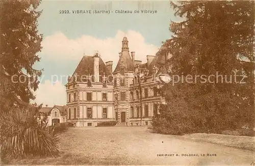 AK / Ansichtskarte Vibraye Chateau de Vibraye Vibraye
