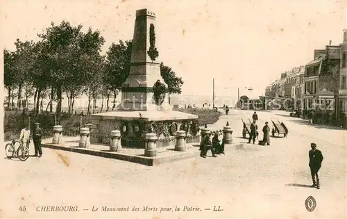 AK / Ansichtskarte Cherbourg_50 Le Monument des Morts pour la Patrie 