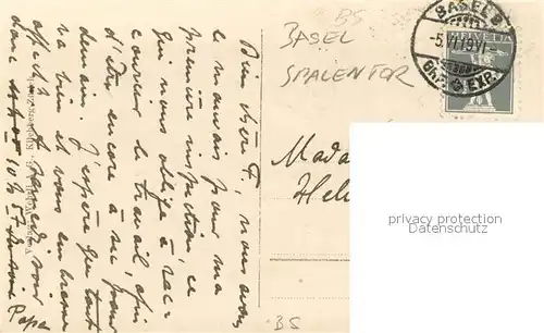 AK / Ansichtskarte Basel_BS Das Spalentor Basel_BS