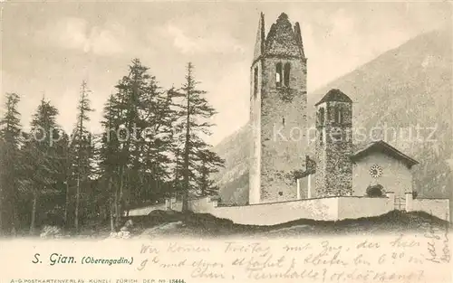 AK / Ansichtskarte San_Gian_Celerina_GR Kirche 