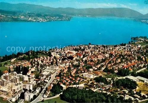 AK / Ansichtskarte Waedenswil_Waedensweil_ZH Fliegeraufnahme mit Zuerichsee 
