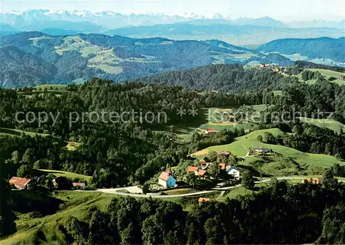 AK / Ansichtskarte Sternenberg_ZH Fliegeraufnahme mit Alpenkette Sternenberg ZH