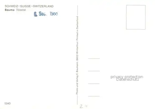 AK / Ansichtskarte Bauma_ZH im Toesstal mit Kirche 