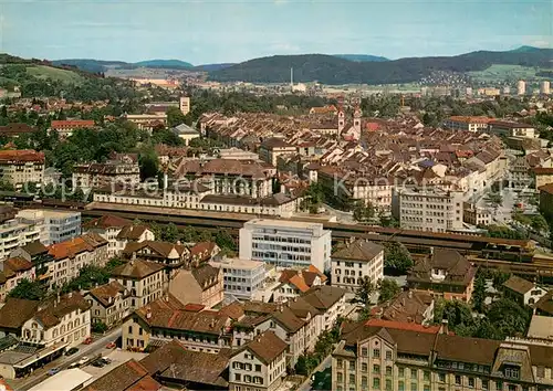 AK / Ansichtskarte Winterthur__ZH Blick von der 22. Etage des Sulzer Hochhauses auf die Stadt 