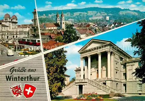 AK / Ansichtskarte Winterthur__ZH Teilansichten Stadthaus 