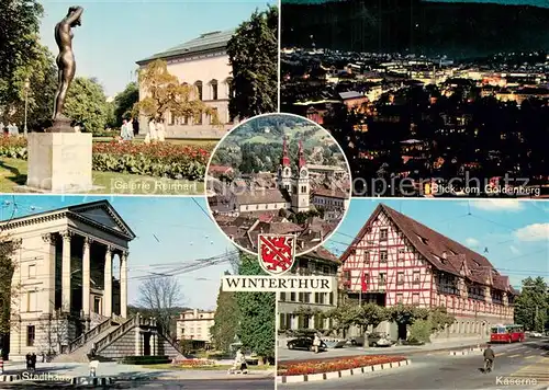 AK / Ansichtskarte Winterthur__ZH Galerie Reinhart Blick vom Goldenberg Stadthaus Kaserne 