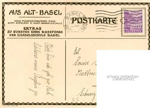 AK / Ansichtskarte Basel_BS Muenster mit Pfalz Basel_BS