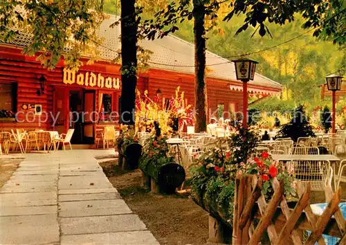 AK / Ansichtskarte Berlin Restaurant Waldhaus Gartenterrasse Berlin