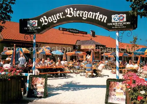 AK / Ansichtskarte Bodenmais Cafe zur Waldglashuette Terrasse Bodenmais