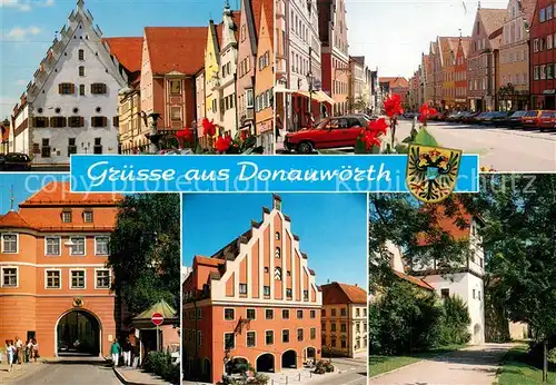 AK / Ansichtskarte Donauwoerth Motive Altstadt Giebelhaeuser Donauwoerth