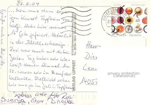 AK / Ansichtskarte Donauwoerth Motive Altstadt Giebelhaeuser Donauwoerth