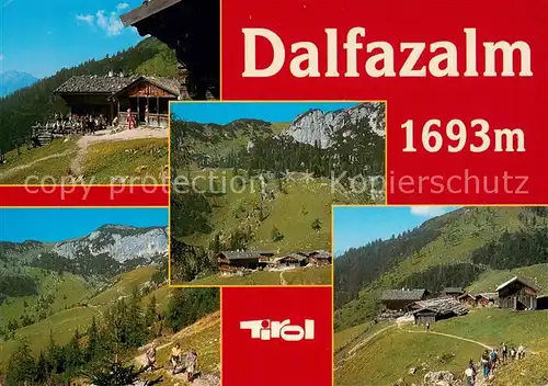 AK / Ansichtskarte Maurach_Achensee Dalfazalm Teilansichten Maurach Achensee