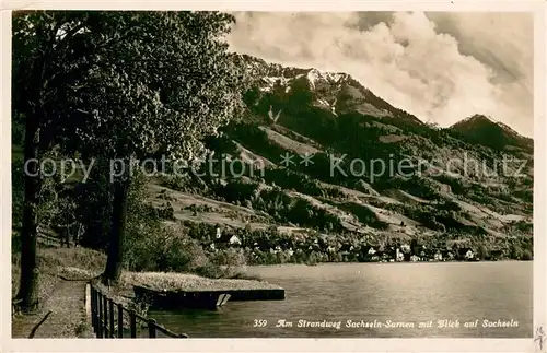 AK / Ansichtskarte Sachseln_OW Am Strandweg Sachseln OW