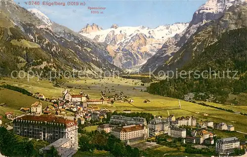 AK / Ansichtskarte Engelberg__OW Panorama mit Spannoerter 