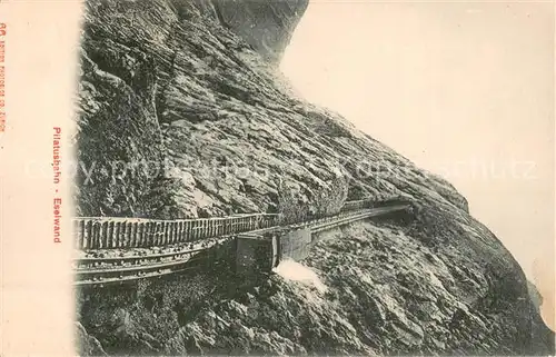 AK / Ansichtskarte Pilatus_Kulm_OW Pilatusbahn Eselwand 