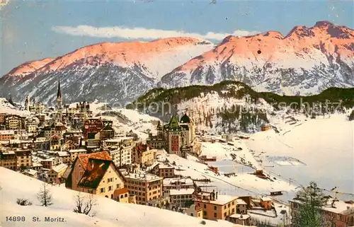 AK / Ansichtskarte St_Moritz_GR Panorama St_Moritz_GR