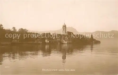 AK / Ansichtskarte Beckenried_Vierwaldstaettersee Blick vom See 