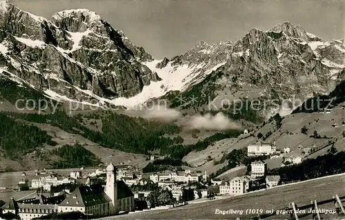 AK / Ansichtskarte Engelberg__OW mit Juchlipass 