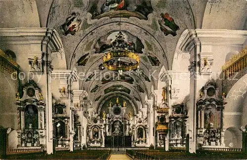 AK / Ansichtskarte Engelberg__OW Klosterkirche Inneres 