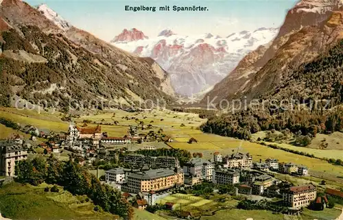 AK / Ansichtskarte Engelberg__OW Panorama mit Spannoerter 