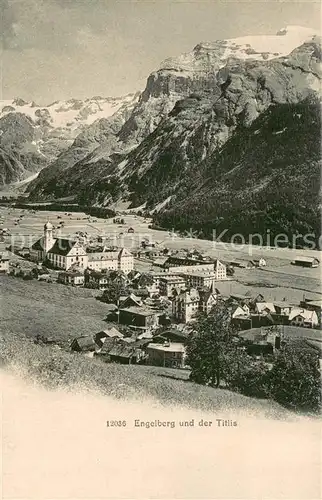 AK / Ansichtskarte Engelberg__OW mit Titlis 