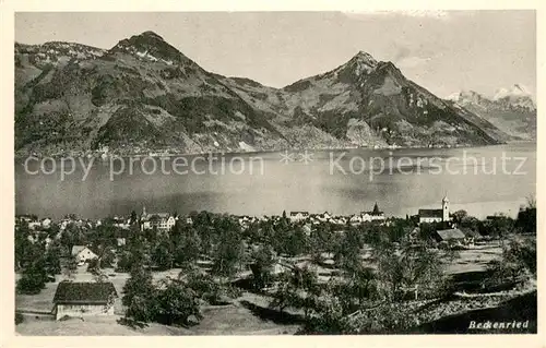 AK / Ansichtskarte Beckenried_Vierwaldstaettersee Panorama 