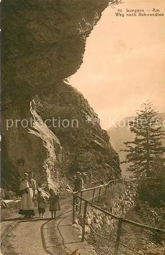 AK / Ansichtskarte Lungern Am Weg nach Schwendlen Lungern