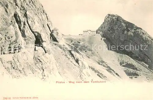 AK / Ansichtskarte Pilatus_Kulm_OW Weg nach dem Tomlishorn 