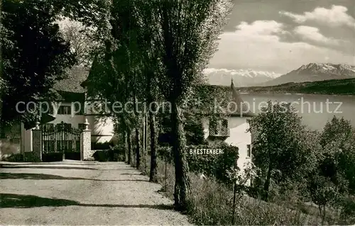 AK / Ansichtskarte Hallwilersee Schloss Brestenberg Kurhaus und Heilbad Hallwilersee