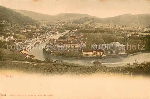 AK / Ansichtskarte Baden__AG Panorama 