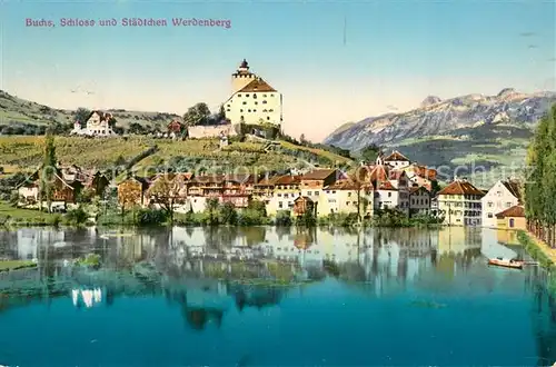 AK / Ansichtskarte Buchs_SG Schloss und Staedtchen Werdenberg Buchs_SG