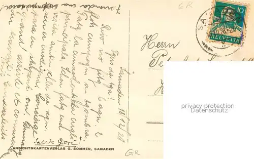 AK / Ansichtskarte Samaden Panorama Samaden