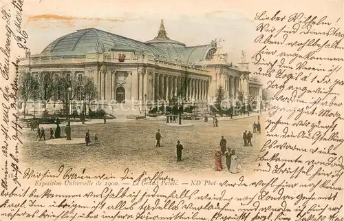 AK / Ansichtskarte Exposition_Universelle_Paris_1900 ND Le Grand Palas 